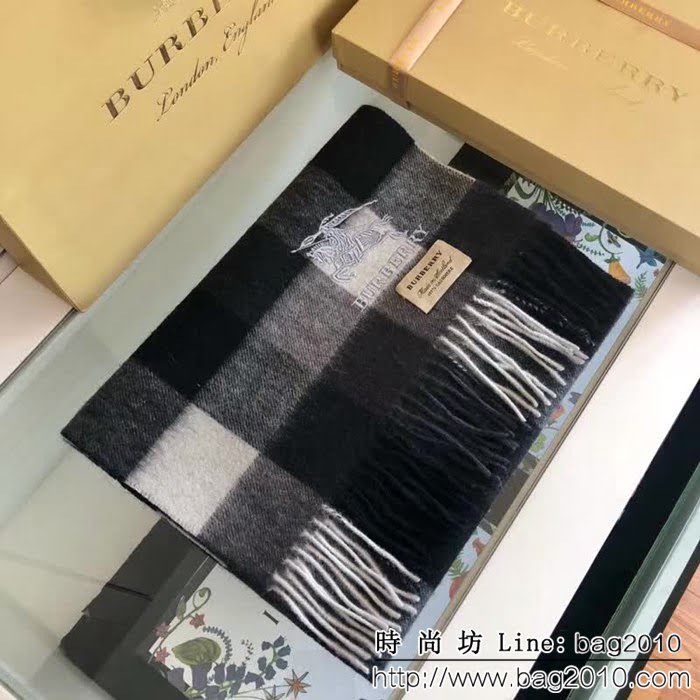 BURBERRY巴寶莉頂級品質 巴家經典格子圍巾 男女同款 LLWJ6791